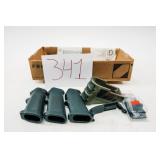 AR PISTOL GRIPS/RECEIVER GRIPS/CLEANER/MAG COVER