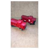 caboose 6017 and Lionel nickel plate Road caboose