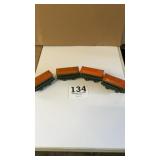 Four tin litho the joy line coaches number 357 O