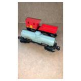 Sunoco tanker Lionel and Santa Fe working caboose