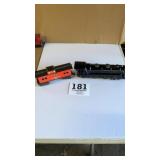 MARX engine and Santa Fe caboose