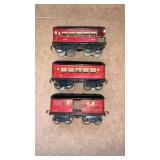 American flyer Lines 1205 and 1206 (red) Postal