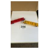 Lionel flat cars, Santa Fe number 9310, Union