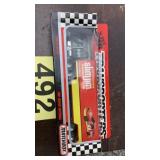 Matchbox Slim Jim racing team tractor trailer