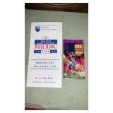 Joe Paterno autograph 1995 Rose Bowl lot