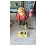 Antique remote, control monkey on skates