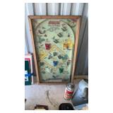 Posh M Up 1954 pinball game