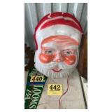 Electrical wall decor, light up Santa