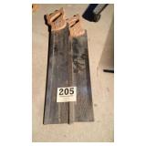Two Stanley back saws
