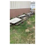 Scrap pile, including electrical boxes