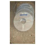 Rolls ofMetal flashing