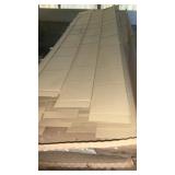 Cedar shingles, plastic buckskin