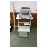 Office cart stool, and foot rest