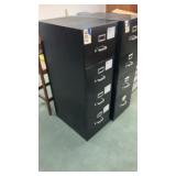 Four drawer metal filing cabinet