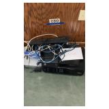Printer, DVD player, keyboard, modem, router,