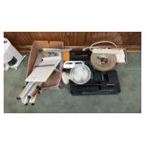 Office supplies, lot power, cord, whole punches,