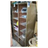 Shelving unit contents not included