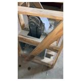 Thermal coiled exhaust fan two stage