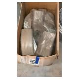 Box lot of curved spouting