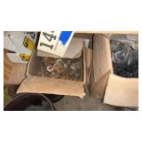 Nuts and bolts shelf lot