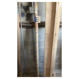 Seven pieces half inch all thread 6 foot long