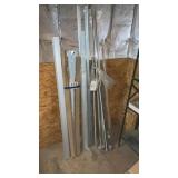 Piping and edging, miscellaneous construction lot