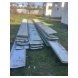 Aluminum standing seam roofing