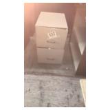 Two drawer file cabinet