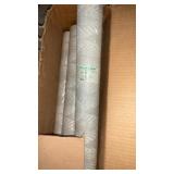 Four rolls of vinyl wall covering
