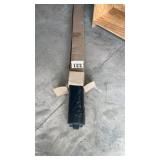 Roll of heavy black plastic