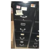 Four drawer file cabinet