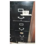 Four drawer file cabinet