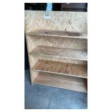 Four tier shelf unit