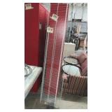 Shelving racks one 4 foot and one approximately 7