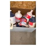 Partial bottles of diesel fuel stabilizer 180