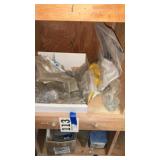 Construction screws shelf lot