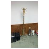 Brass coat rack