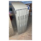 Drafting table file cabinets