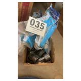 Chain-link fence ties and pole caps