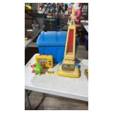 Rubbermaid toy box Fisher Price sweeper and more