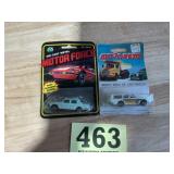 Vintage die cast toy cars in original packaging