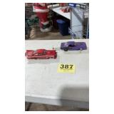 Lot of 2 Vintage Competition Models Track Racing