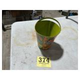 Vintage childï¿½s metal beach bucket