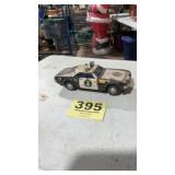 Vintage Tin Highway Patrol Battery operated Car