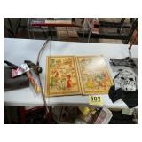 Vintage toy lot Halloween costumes and Holly