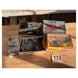 Too old plastic truck model kits, unknown if they