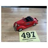 Toy car, Chevrolet old fire, chief style car