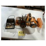 Wired controlled front end loader, unknown,