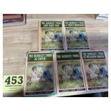 Lot of five the Bobbsey Twins books. All with