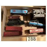 HO train in old transformer